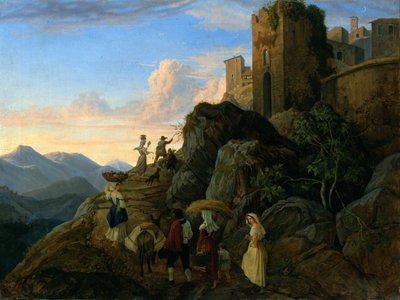 Civitella (Evening) by Gustav Karl Ludwig Richter
